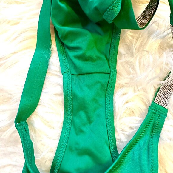 NWOT Victoria's Secret Bombshell Rhinestone Shine Bikini - 34C | M - Picture 7 of 7